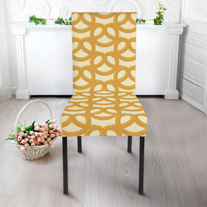 Pretzels Pattern Print Design 01 Dining Chair Slipcover