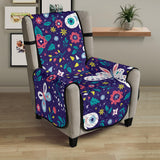 Colorful butterfly flower pattern.eps Chair Cover Protector