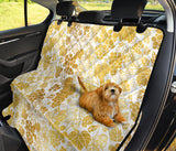 Gold Grape Pattern Dog Car Seat Covers