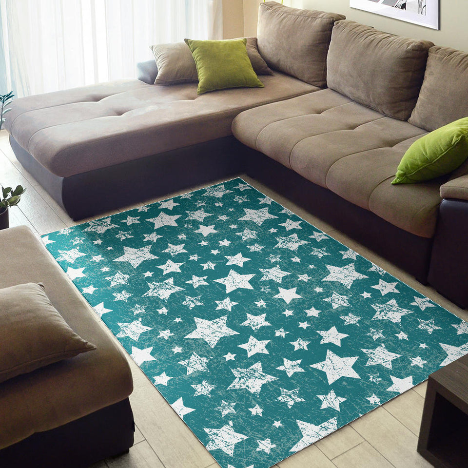 Vintage Star Pattern Area Rug