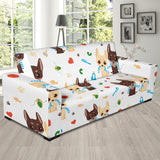 Cute Chihuahua Dog Pattern Sofa Slipcover