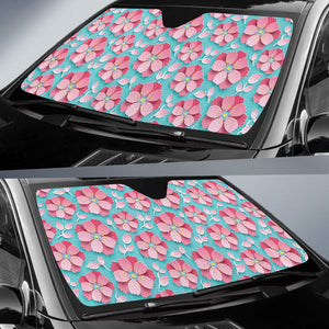 3D Sakura Cherry Blossom Pattern Car Sun Shade