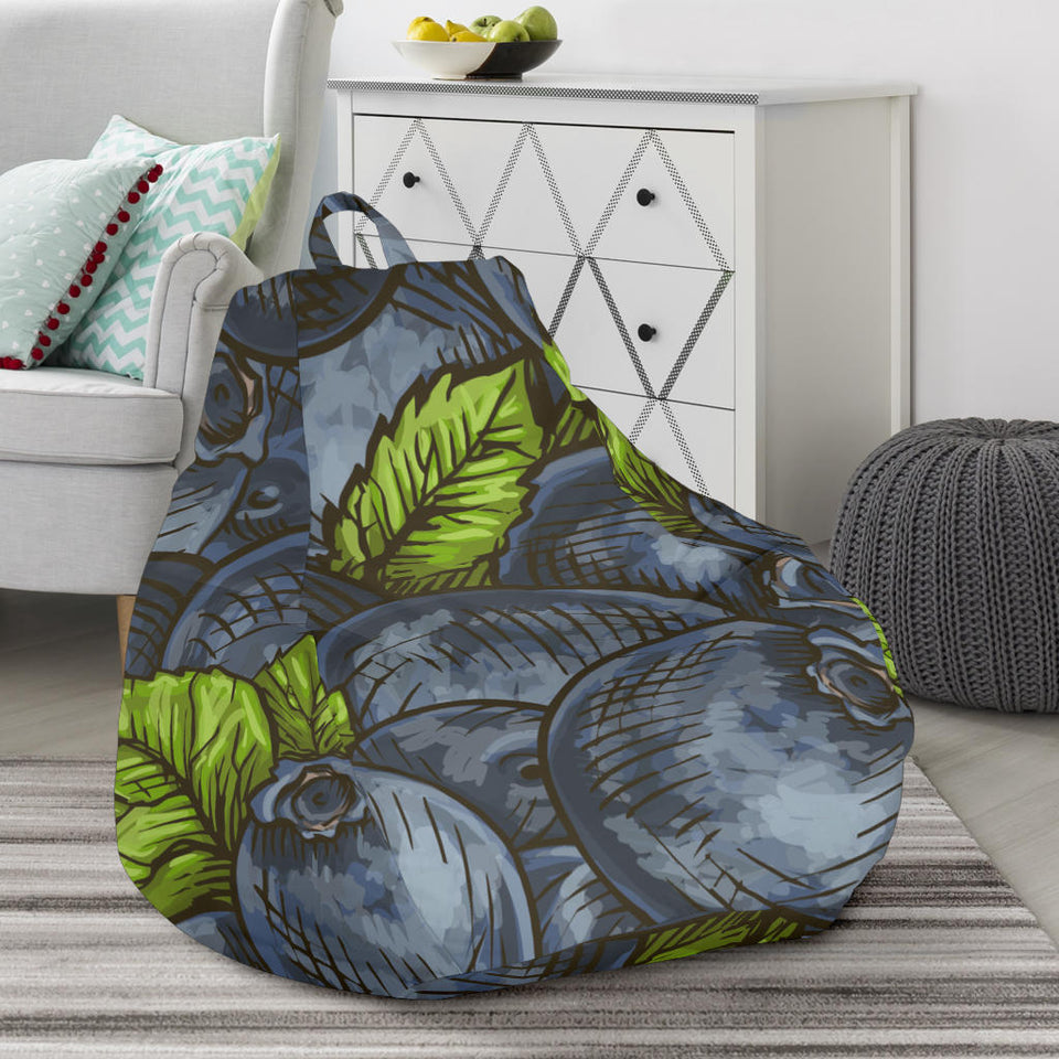 Blueberry Pattern Bean Bag Cover