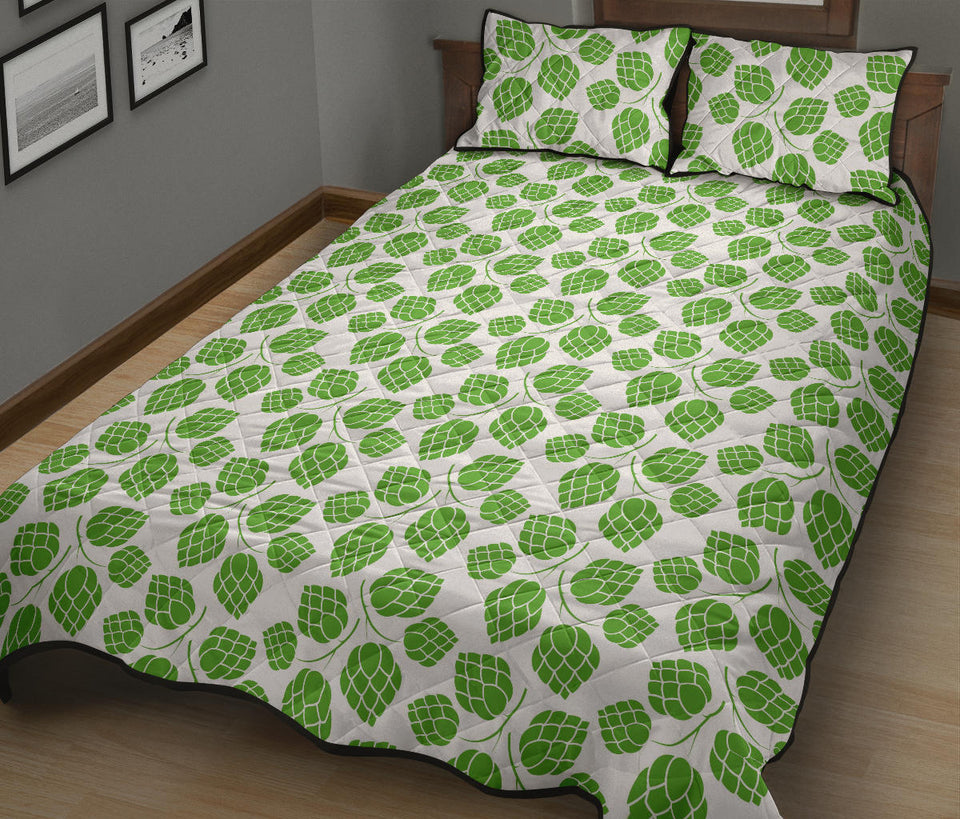 Hop pattern background Quilt Bed Set