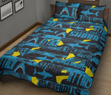 Shark dangerous Quilt Bed Set