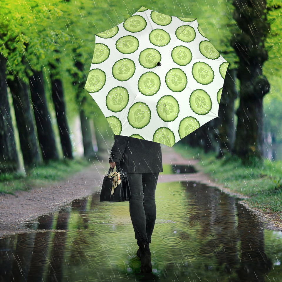 Cucumber Slices Pattern Umbrella