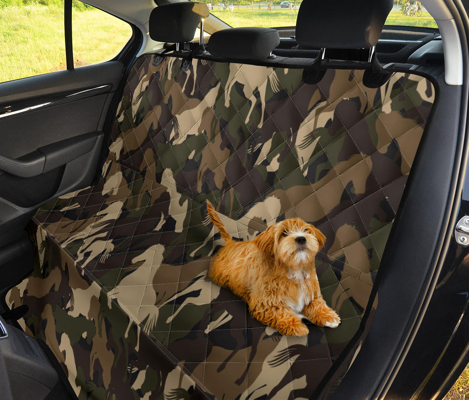 Horse Camo Camouflage Pattern Dog Car Seat Covers