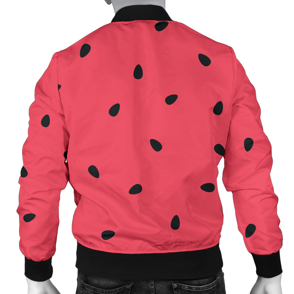 Watermelon Texture Background Men'S Bomber Jacket