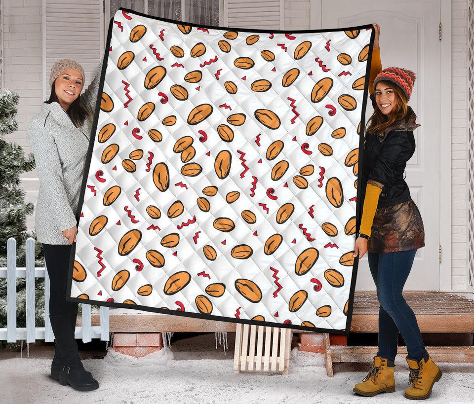 Peanuts Pattern Background Premium Quilt