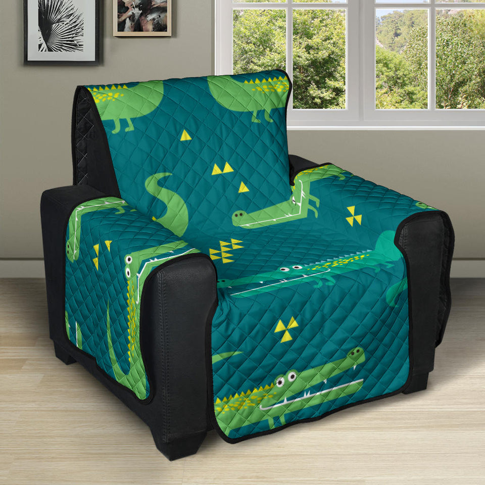 Crocodile pattern Recliner Cover Protector