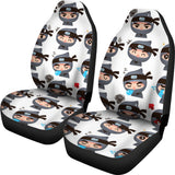 Cute Ninja Design Pattern Universal Fit Car Seat Covers