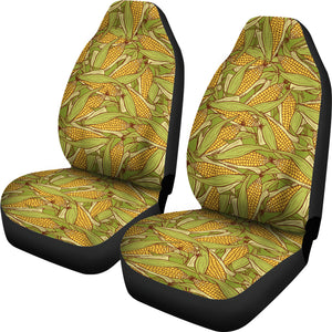 Corn Pattern Print Design 01 Universal Fit Car Seat Covers