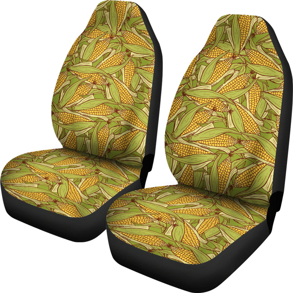 Corn Pattern Print Design 01 Universal Fit Car Seat Covers