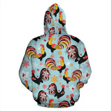 Rooster Chicken Cock Snowfalke Men Women Pullover Hoodie