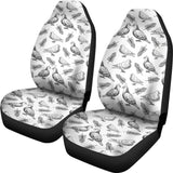 Pigeon Pattern Print Design 05 Universal Fit Car Seat Covers