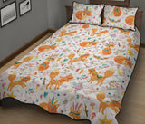 cute tribal fox pattern Quilt Bed Set