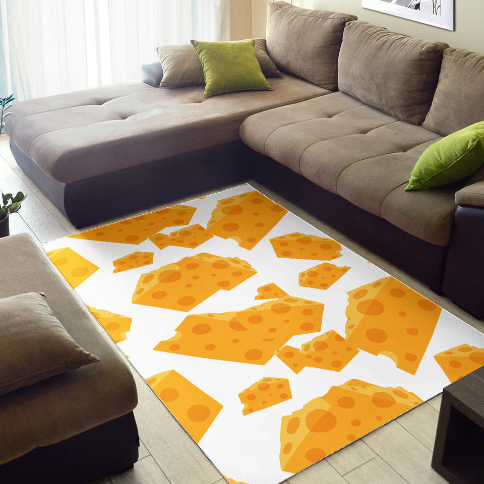 Cheese Slice Pattern Area Rug