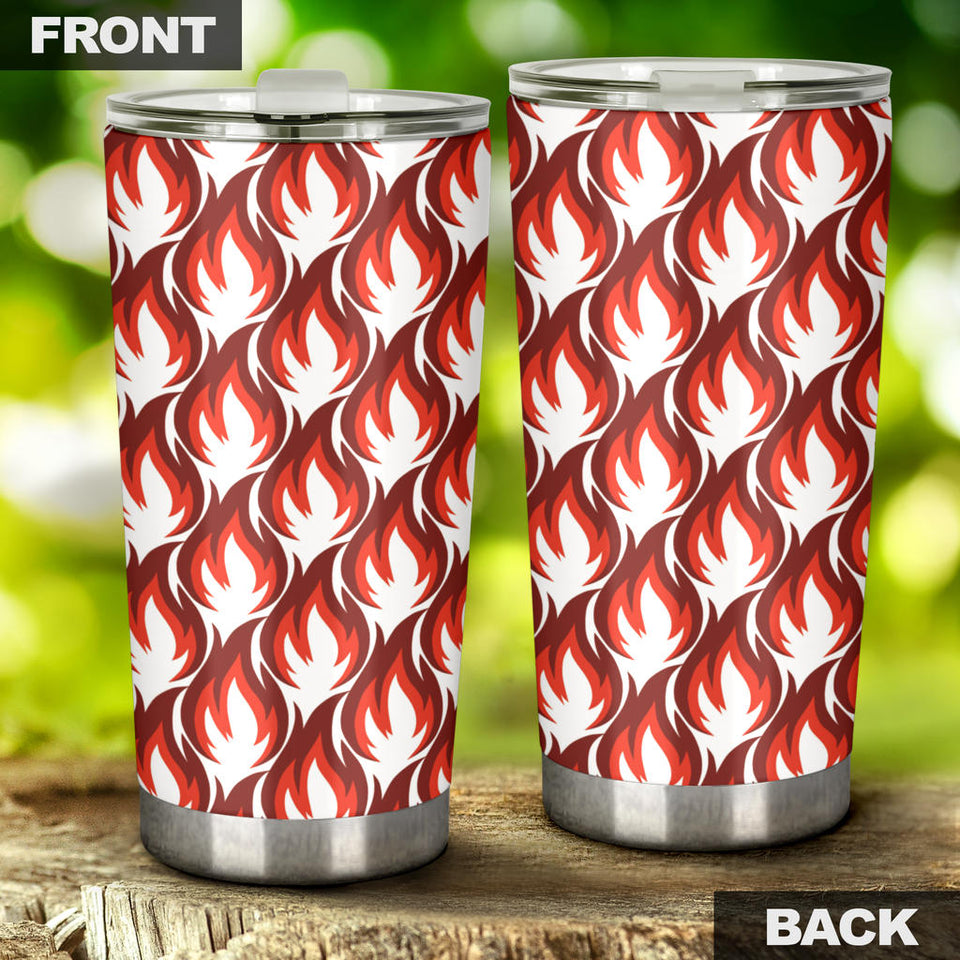 Fire Flame Symbol Design Pattern Tumbler