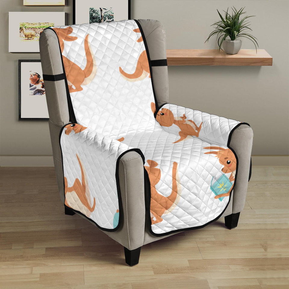 Cute Kangaroo pattern Chair Cover Protector