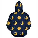Moon Star Pattern Men Women Pullover Hoodie