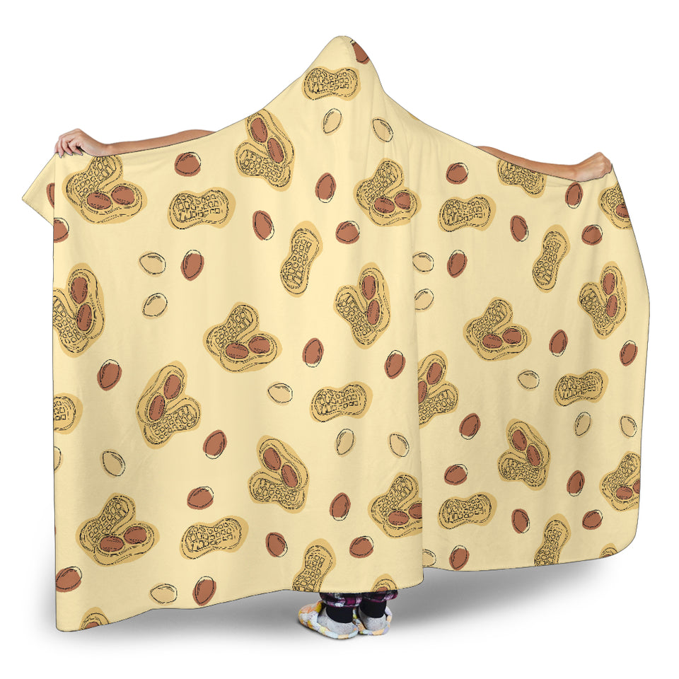 Peanuts Design Pattern Hooded Blanket