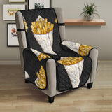 French fries dark background Chair Cover Protector