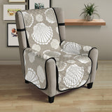 Scallop shell pattern Chair Cover Protector