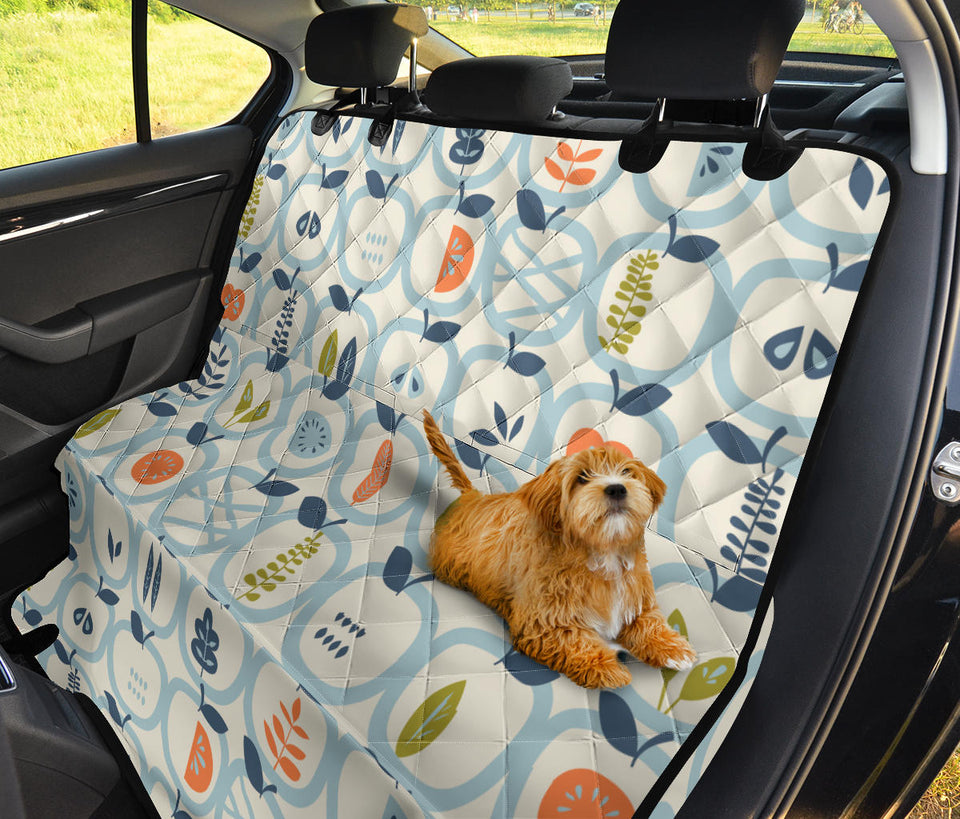 Apples Leaves Pattern Dog Car Seat Covers