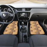 Bread Toast Pattern Print Design 04 Front Car Mats
