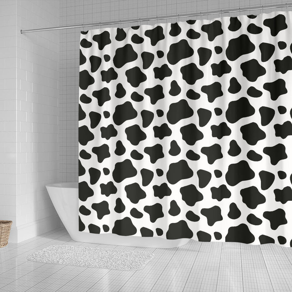 Cow Skin Pattern Shower Curtain Fulfilled In US