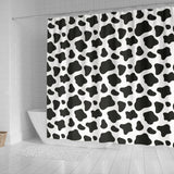 Cow Skin Pattern Shower Curtain Fulfilled In US