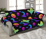 Colorful halloween background Sofa Cover Protector