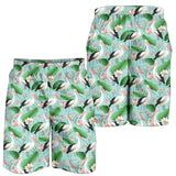 Pelican Pattern Print Design 01 Men Shorts