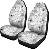 Spider Web Cobweb Pattern Universal Fit Car Seat Covers