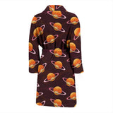Hamburger Pattern Print Design 05 Men's Bathrobe