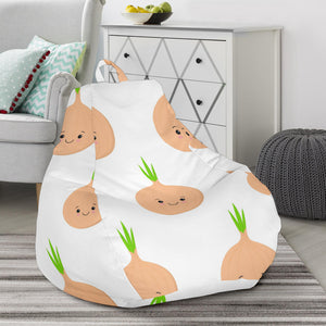 Cute Onions Smiling Faces Bean Bag Cover