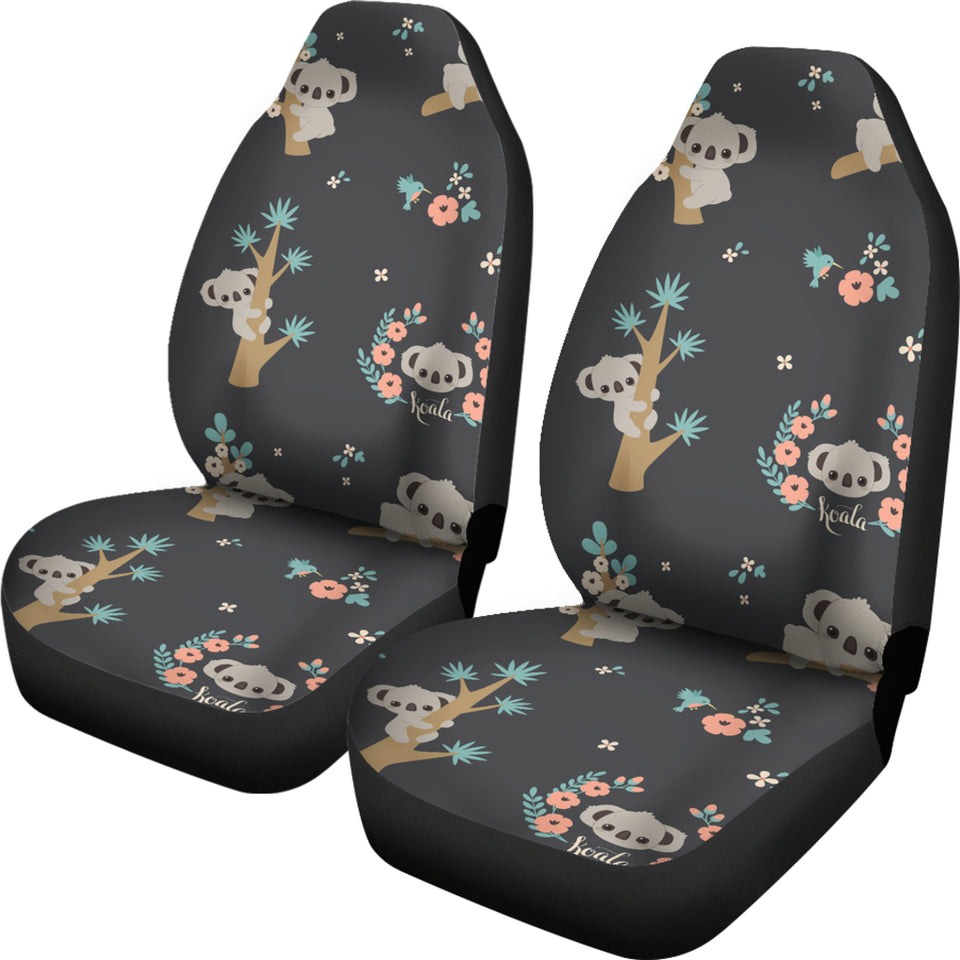 Cute Koala Pattern Universal Fit Car Seat Covers