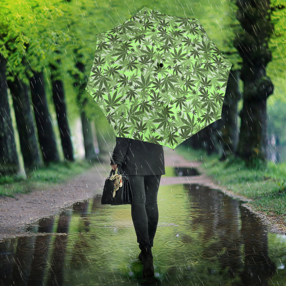 Canabis Marijuana Weed Pattern Print Design 01 Umbrella