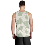 Ginkgo leaves pattern Men Tank Top