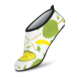 Durian Pattern Background Aqua Shoes