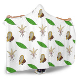 Color Hand Drawn Cocoa Pattern Hooded Blanket
