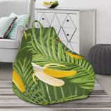 Banana Palm Leaves Pattern Bean Bag Cover