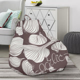 Garlic Bulb Dark Background Bean Bag Cover