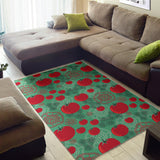 Tomato Design Pattern Area Rug