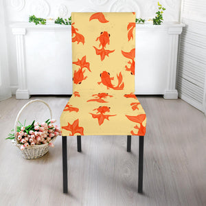 Goldfish Pattern Print Design 02 Dining Chair Slipcover