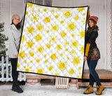 Sun Pattern Premium Quilt