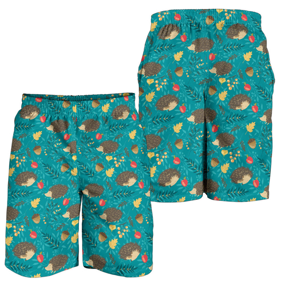 Hedgehog Pattern Print Design 01 Men Shorts