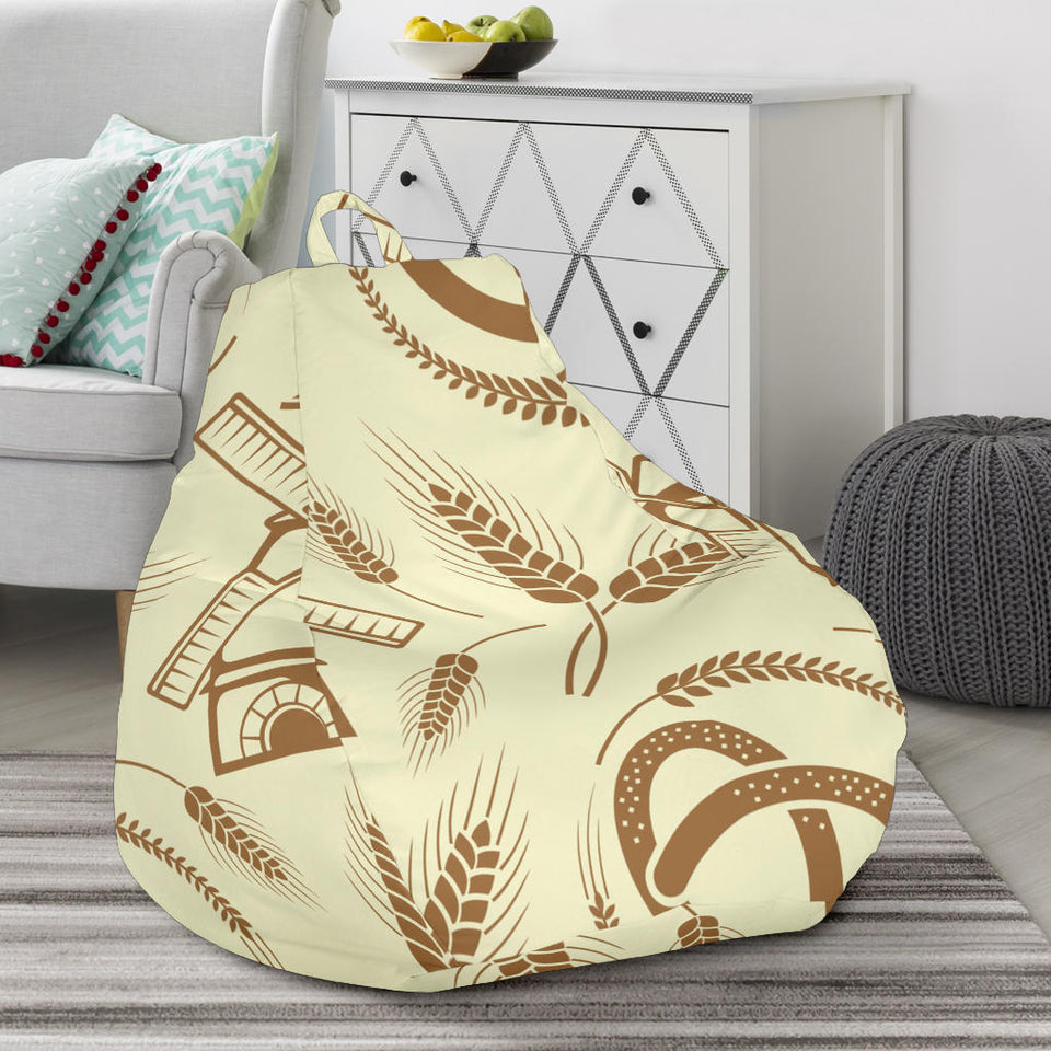 Windmill Wheat Pattern Bean Bag Cover