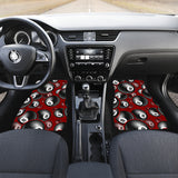 Billiard Ball Pattern Print Design 05 Front and Back Car Mats
