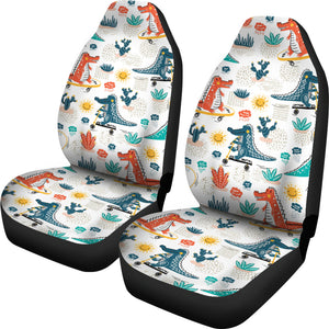 Cute Crocodile Pattern Universal Fit Car Seat Covers